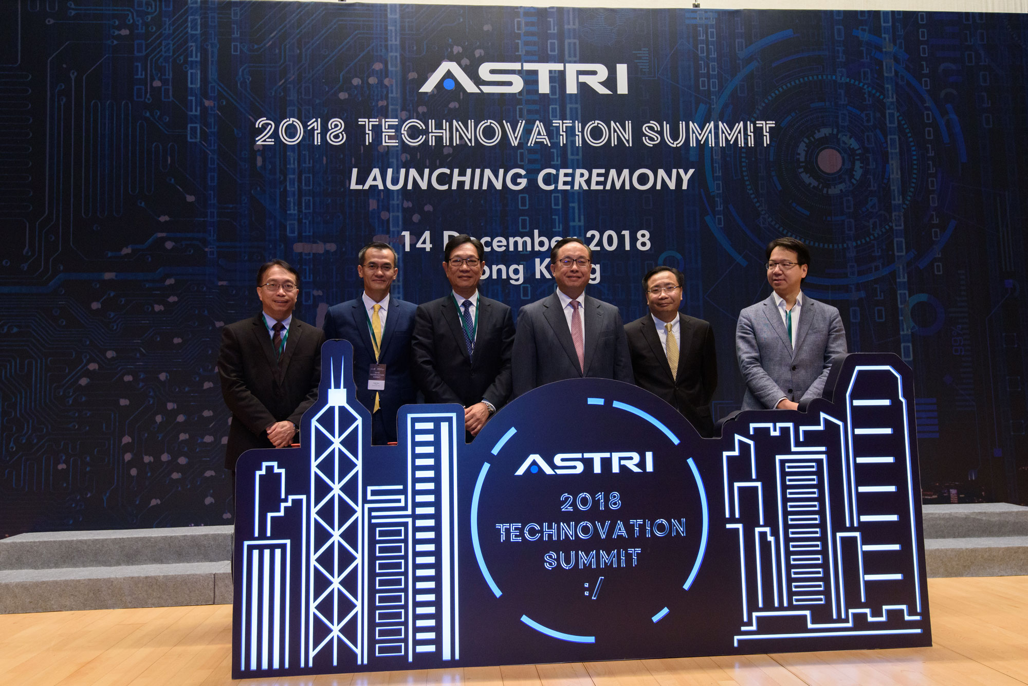 Mr. Jason Pun, Assistant Government Chief Information Officer (Cyber Security & Digital Identity), joins Launching Ceremony at the "ASTRI Technovation Summit".