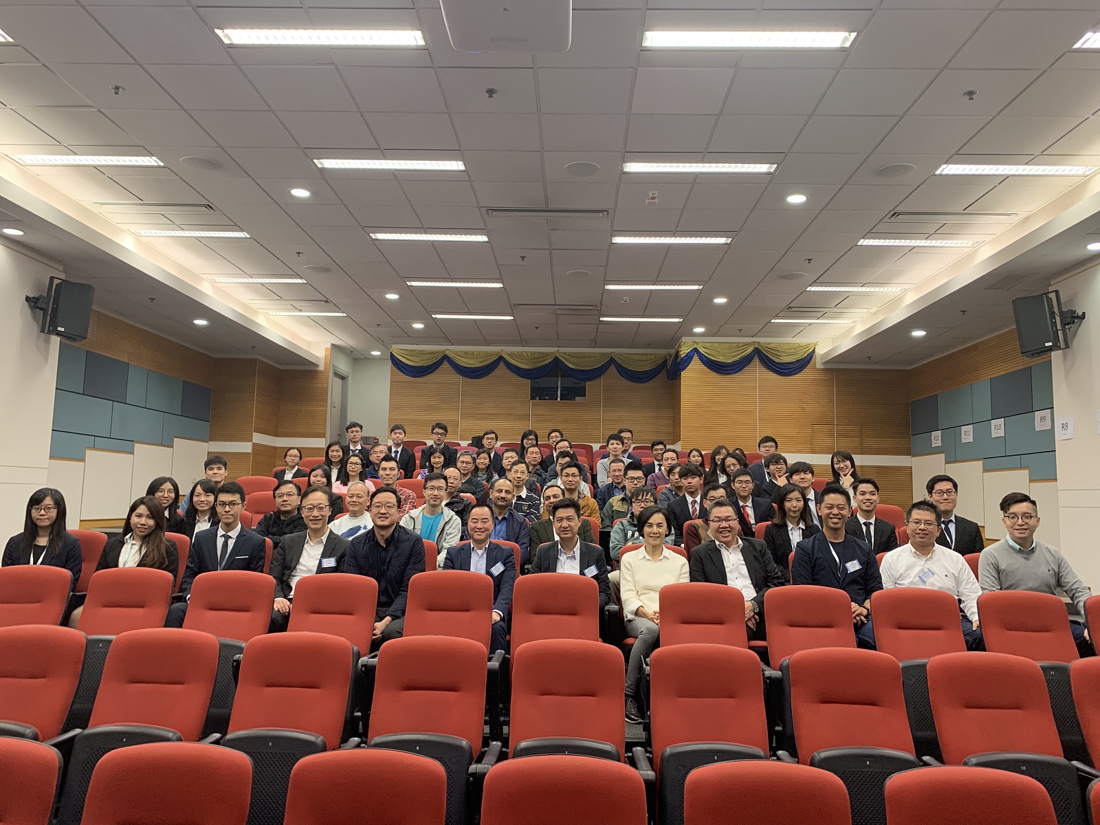 Mr. Tony Wong, Assistant Government Chief Information Officer (Industry Development) at the “ISACA Student Group Annual Case Competition 2019” with Guests and Students.