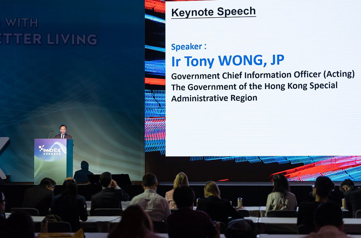 Mr Tony Wong, Acting Government Chief Information Officer, delivered Keynote Speech at the “So French So Innovative” Conference.