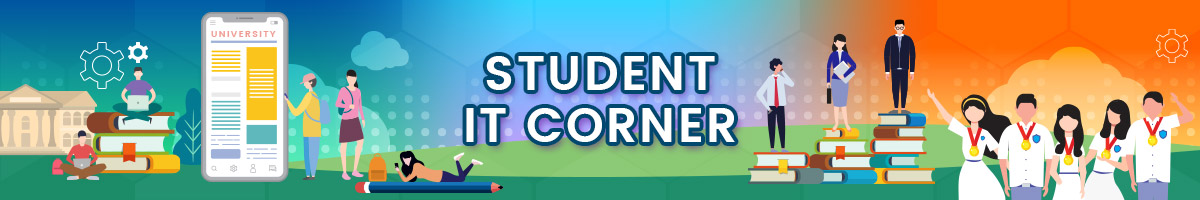 Banner for Student IT Corner