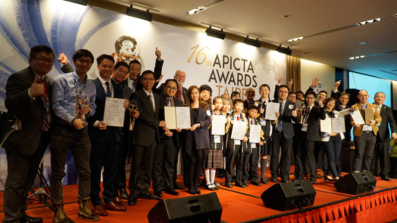 Hong Kong delegation in APICTA 2016