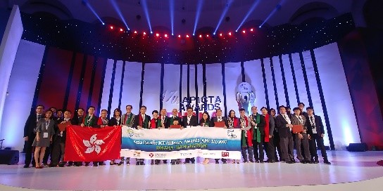The Hong Kong delegation in APICTA 2017 was led by Ir Allen Yeung Tak-bun, Honorary Head of the Hong Kong delegation cum Government Chief Information Officer; Ir Stephen Lau, JP, Secretary General (Honorary) of HKCS; and Hong Kong representatives on the judging panel