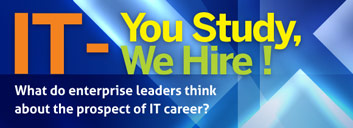 Promotion Banner for the “IT - You Study, We Hire!” Campaign