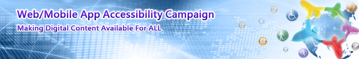 Web/Mobile App Accessibility Campaign