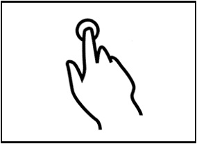 An image showing a simple gesture.