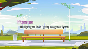 If there are… LED Lighting and Smart Lighting Management System on smart Lampposts