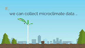 If there are… smart lampposts to collect microclimate data