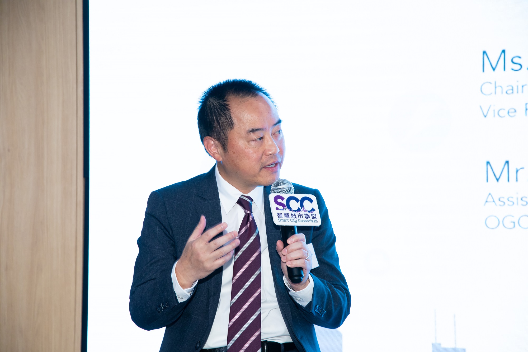 助理政府資訊科技總監（產業發展）黃志光今日（七月十七日）參加「香港 - 法國：智慧出行、智慧生活」研討會的圓桌討論。